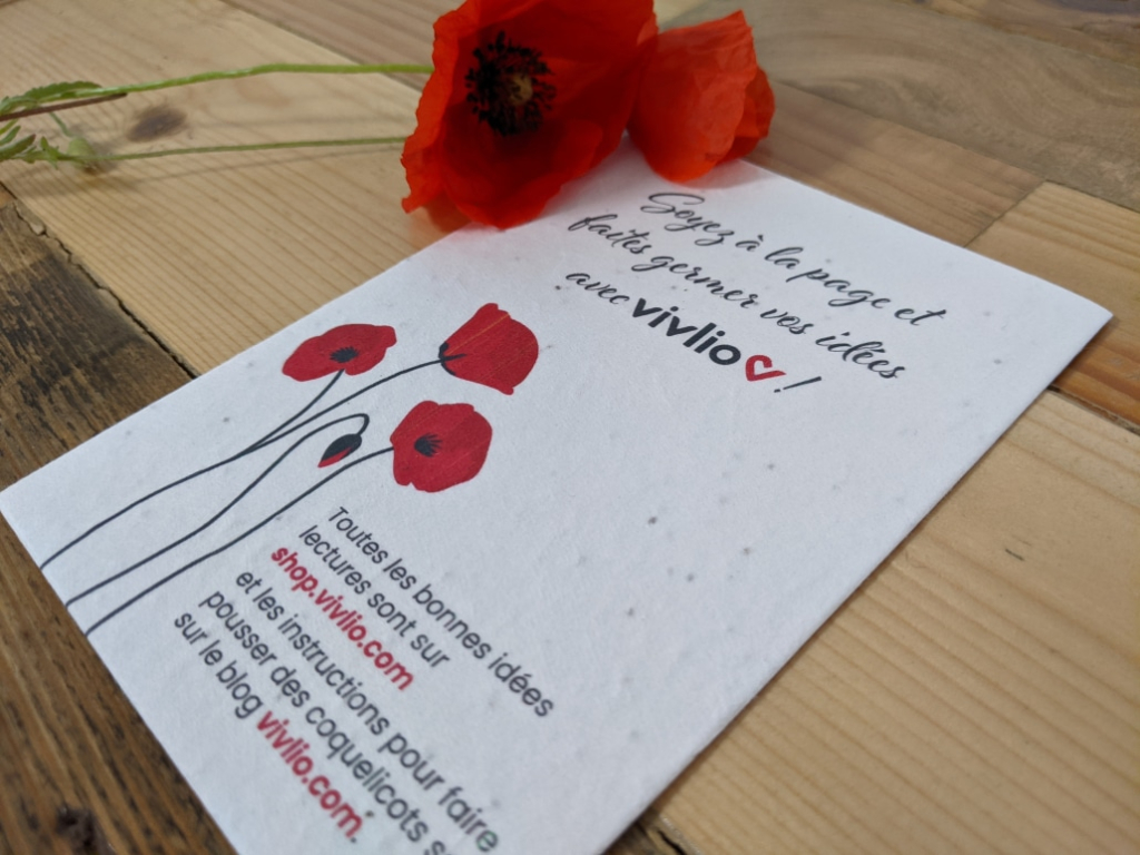 Faites pousser des coquelicots avec Vivlio !