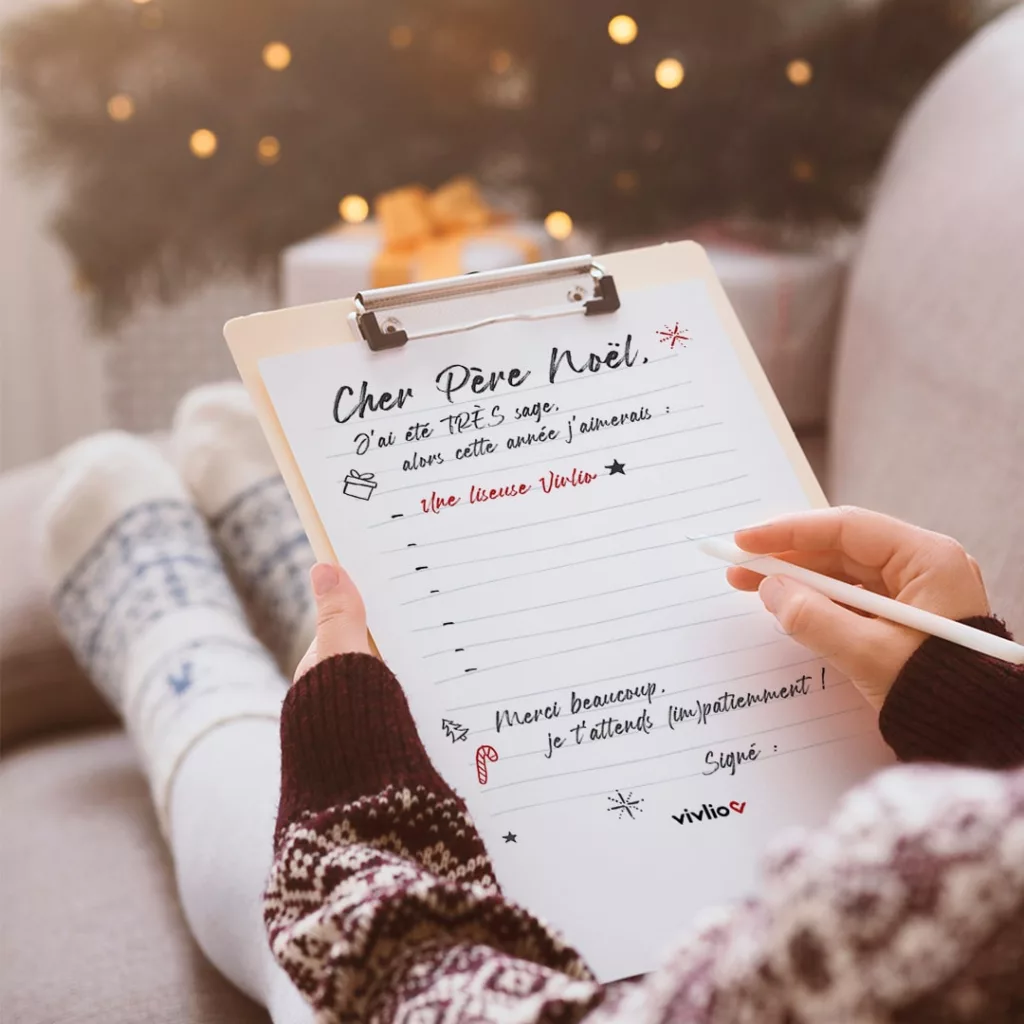Préparez Noël avec votre liste de cadeaux au Père Noël version Vivlio !