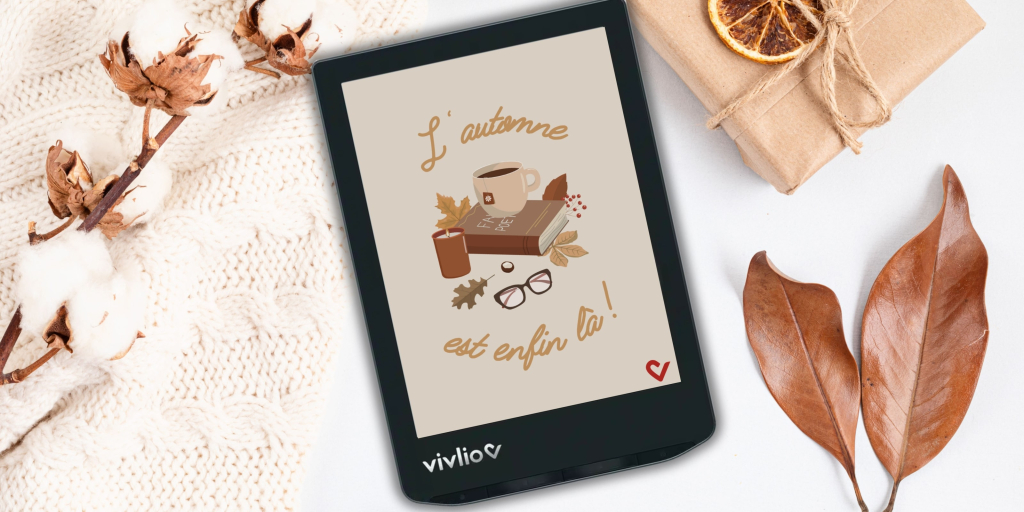 Fond d&rsquo;écran automne pour ma liseuse Vivlio 🍂