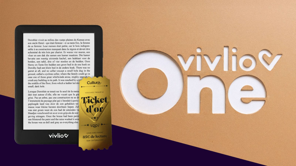 Vivlio lance One, une liseuse collector en édition limitée à 84,99€