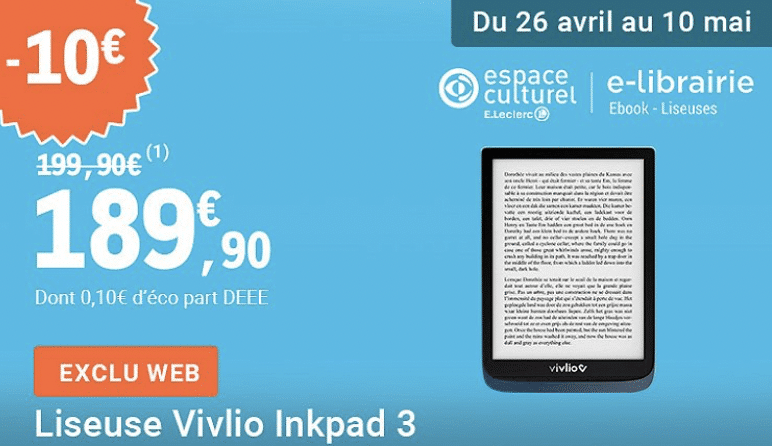 Vivlio InkPad 4, une liseuse taillée pour avaler tous les prix littéraires  2023