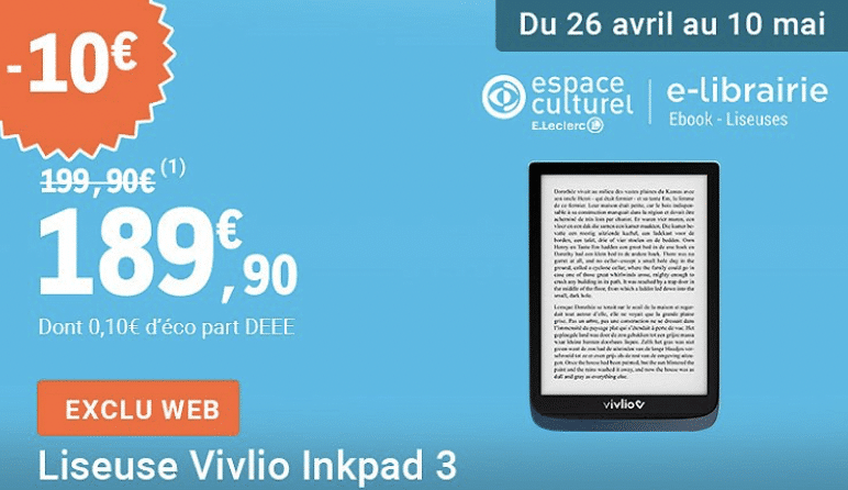 Promos Vivlio : En mai, choisis la liseuse qui te plaît !