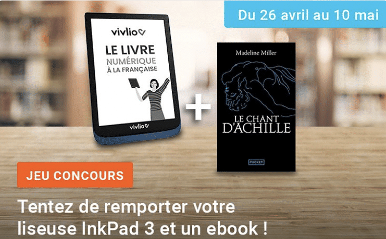 Liseuse eBook VIVLIO INKPAD 3 INDIGO + Pack d'ebooks Offert VIVLIO