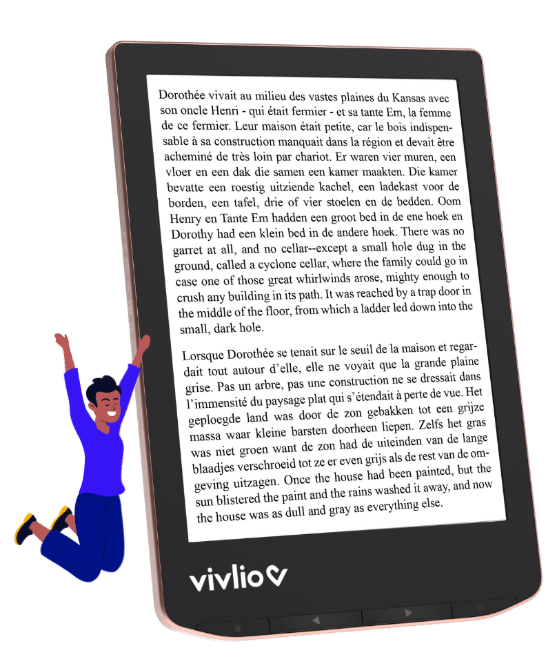 La nouvelle liseuse de Vivlio assure une lecture audio des ebooks
