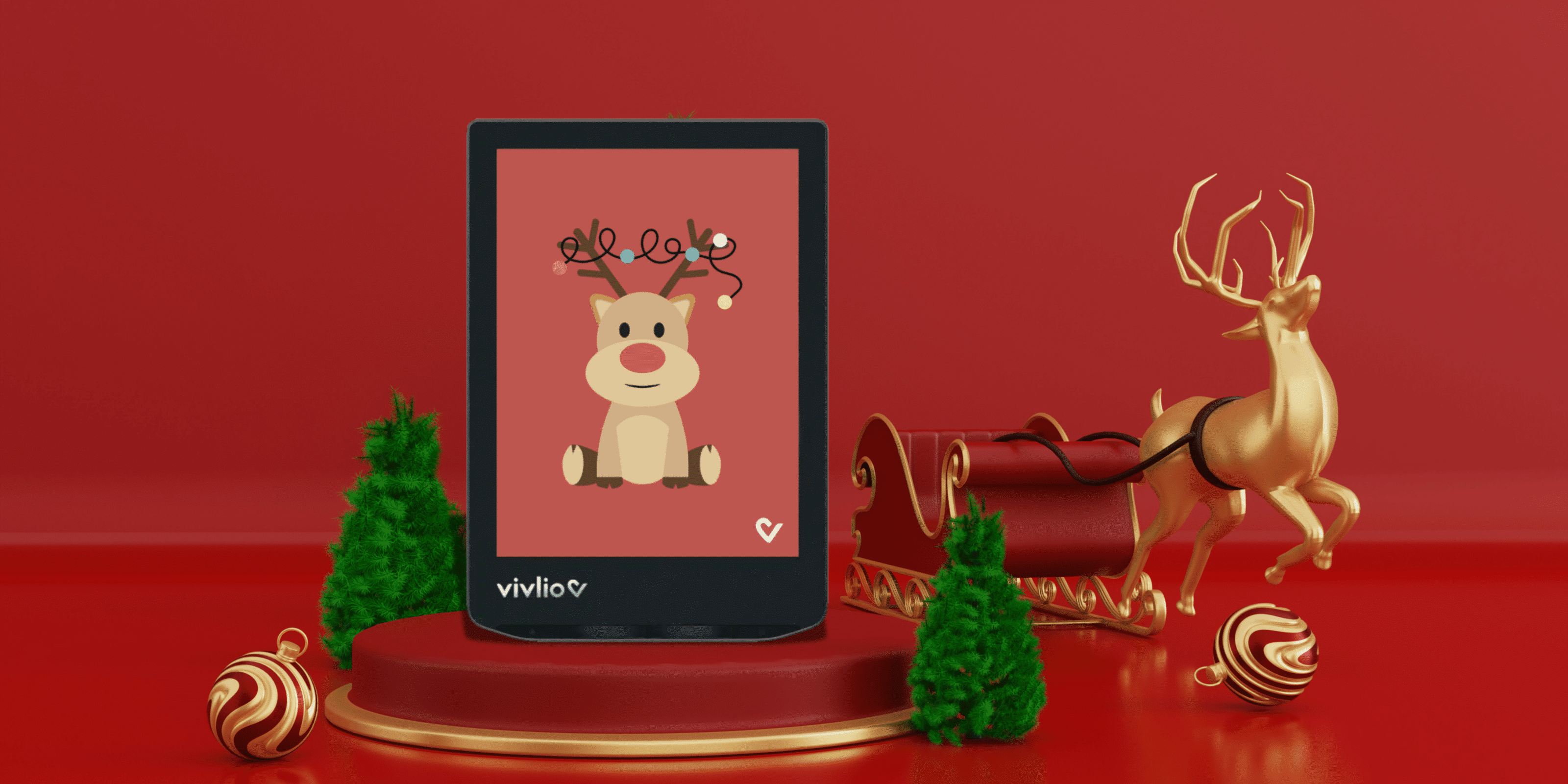 Bannière fond d'écran noel