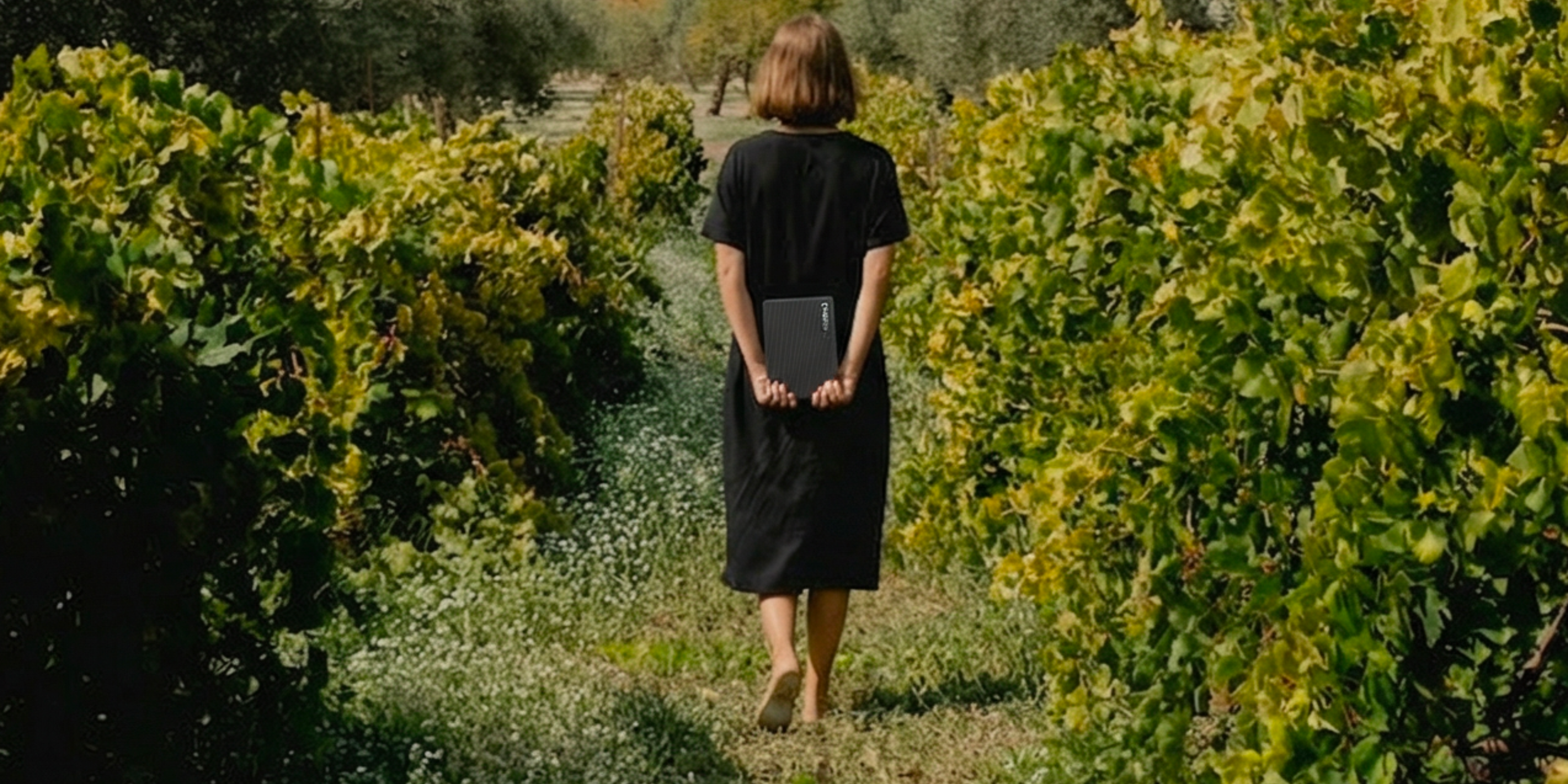 Vivlio dans les vignes